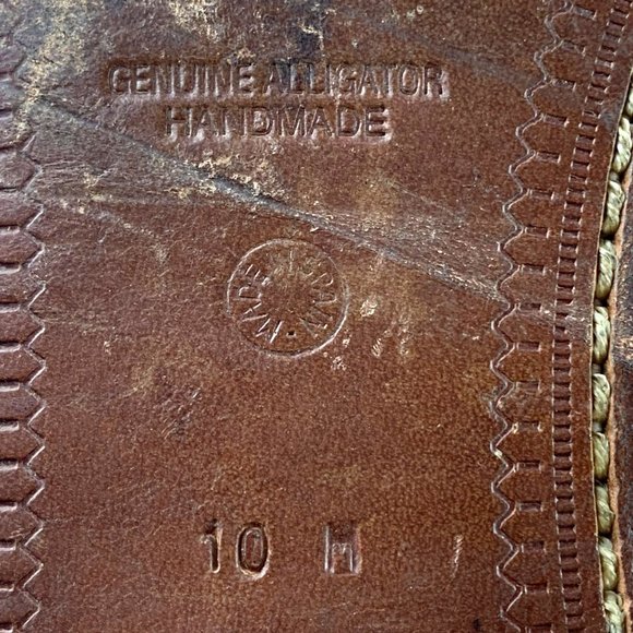 CHURCH’S Prima Classe Handmade Alligator Skin Split Toe Oxford‎ - Picture 5 of 11